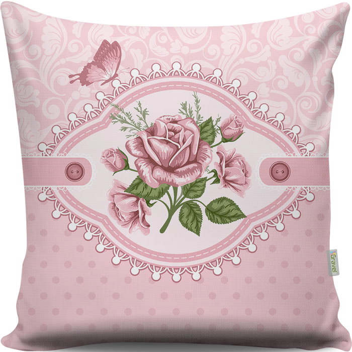 Aberto Design Cojín Multicolor 43 x 43 cm con Relleno de Silicona Aberto Design Cojín Multicolor 43 x 43 cm con Relleno de Silicona
